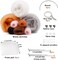 Needle Felting Kits, Needle Felting Starter Kit with Instructions, Felting Pad, Felting Wool, Felting Needles, Keychain and Split Ring for Craft Project and DIY Handmade